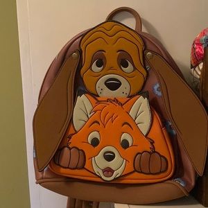 Loungefly The Fox and the Hound mini pack back.